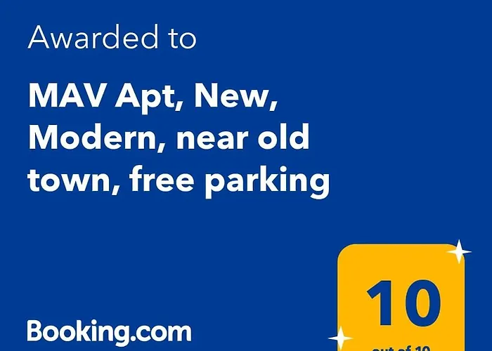 Mav Apt, New, Modern, Near Old Town, Free Parking Daire *