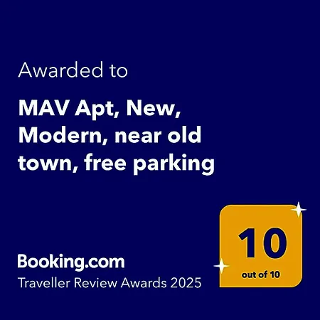 Mav Apt, New, Modern, Near Old Town, Free Parking Apartment *